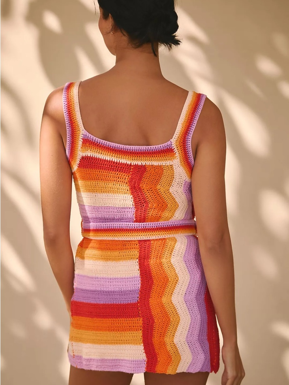 FARM Rio for Anthropologie Crochet Mini Dress Size XS - Picture 3 of 16